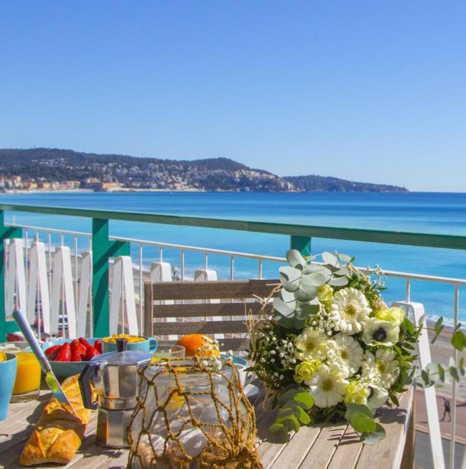 Prom 131 - Promenade - Sea View - Terrace Lägenhet Nice Exteriör bild